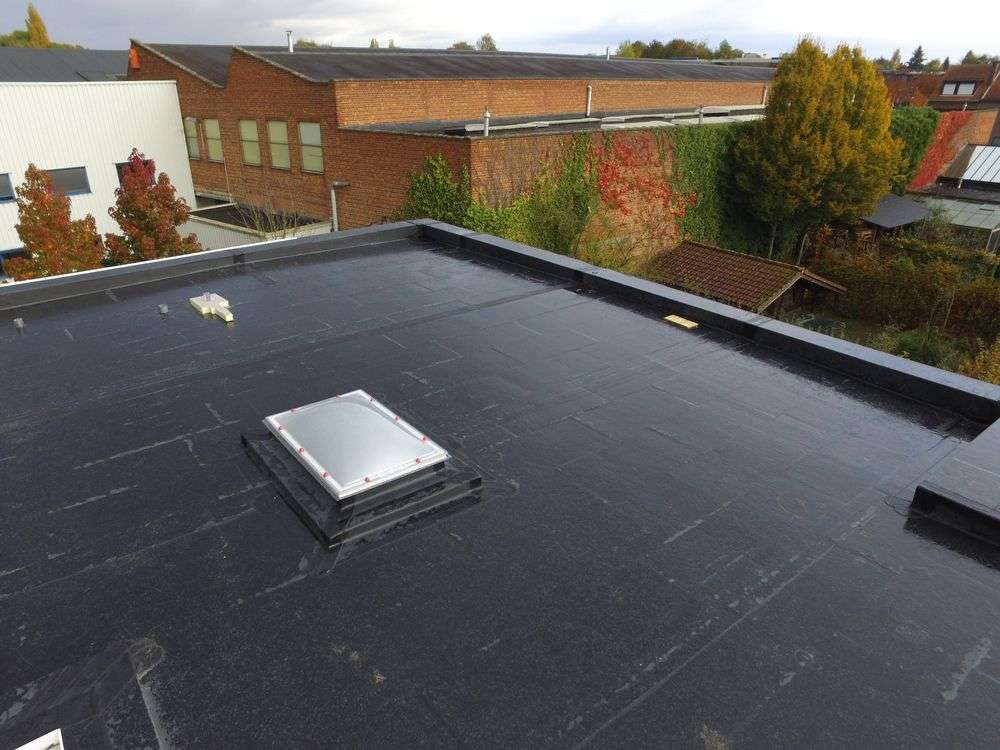 EPDM op plat dak aanbrengen in 035